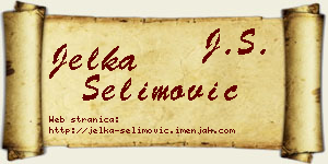 Jelka Selimović vizit kartica